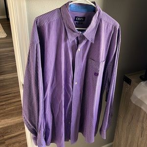 Purple Stripped Button Down